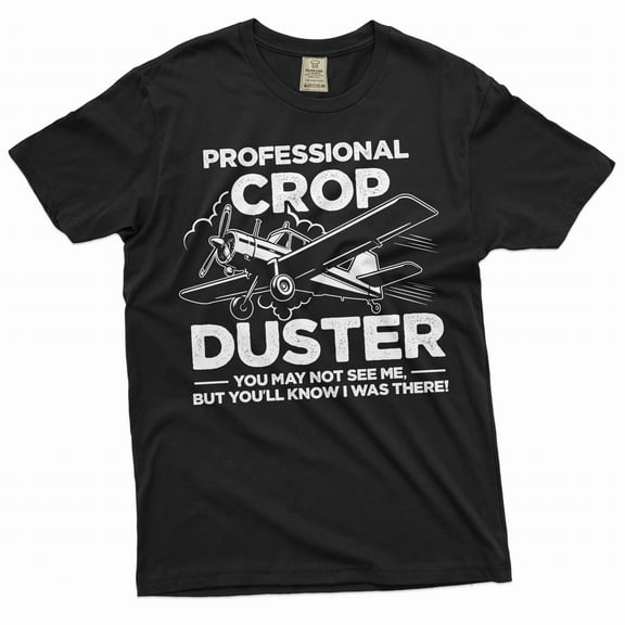 Men's Funny Crop Duster T-shirt Airplane Joke Shirt Funny Farting Shirt Farter Humorous Gifts