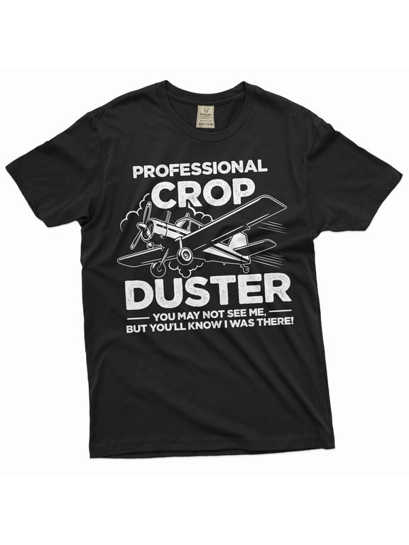 Men's Funny Crop Duster T-shirt Airplane Joke Shirt Funny Farting Shirt Farter Humorous Gifts