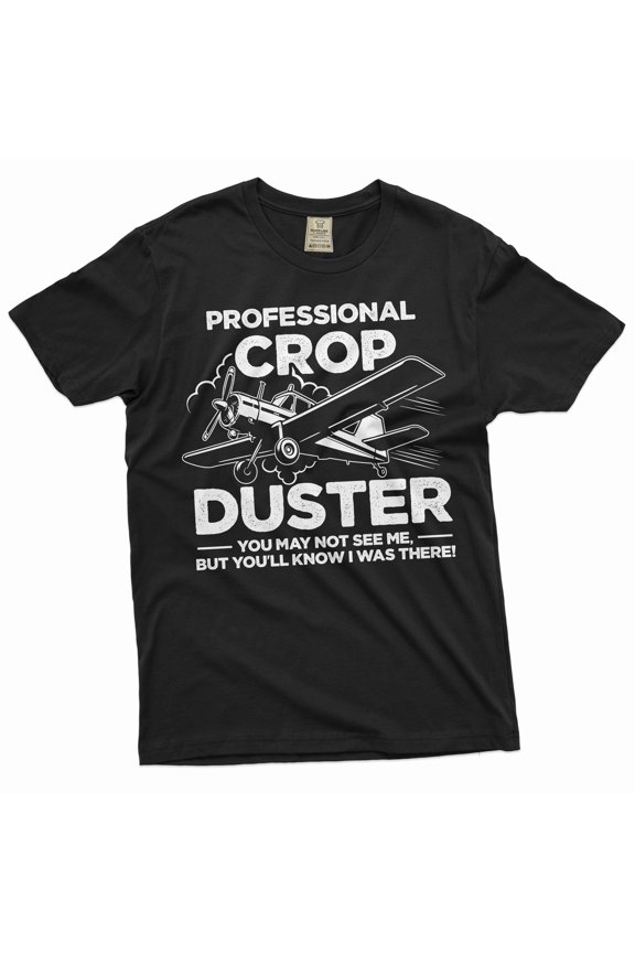 Men's Funny Crop Duster T-shirt Airplane Joke Shirt Funny Farting Shirt Farter Humorous Gifts