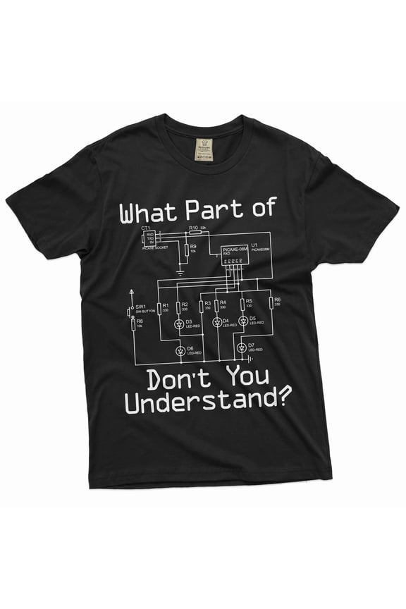 Men's Funny Electrician T-shirt electrical wiring diagram husband dad gift tee shirt