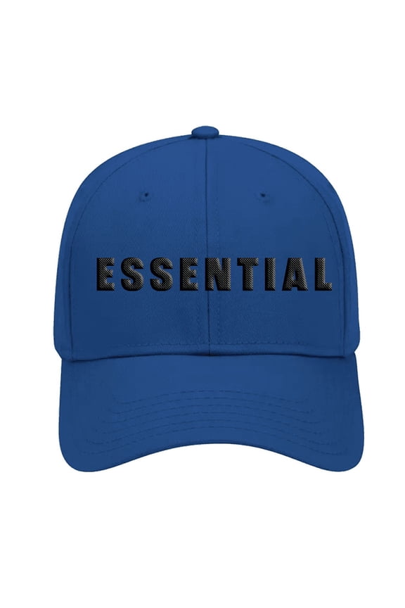 Men's Funny Essential Employee Embroidered Baseball Cap, Royal