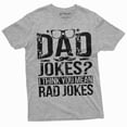 thumbnail image 1 of Men's Funny Father's Day Dad Jokes T-shirt Father daddy humorous saying Tee Shirt gift for him, 1 of 7