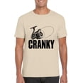 thumbnail image 1 of Men's Funny Fishing Cranky Reel Papa Dad Grandpa Father's Day Gift T-Shirt, for men & women, up to size 5XL, 1 of 3