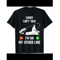 thumbnail image 1 of Men's Funny Fishing Graphic Humor Short Sleeve T-Shirt, 1 of 6
