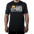 thumbnail image 1 of Men's Funny Fitness Slider T-shirts, Funny Graphic T-shirts, Gym T-shirts - Black MH200FOOD S3 4XL, 1 of 3