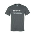 thumbnail image 1 of Men's Funny Funcle Similar To A Dad But Cooler Uncle Short Sleeve T-shirt-Dark Heather-xl, 1 of 4