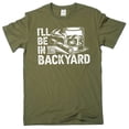 thumbnail image 1 of Men's Funny Grandpa Papa Dad I'll be in the backyard T-shirt, 1 of 6
