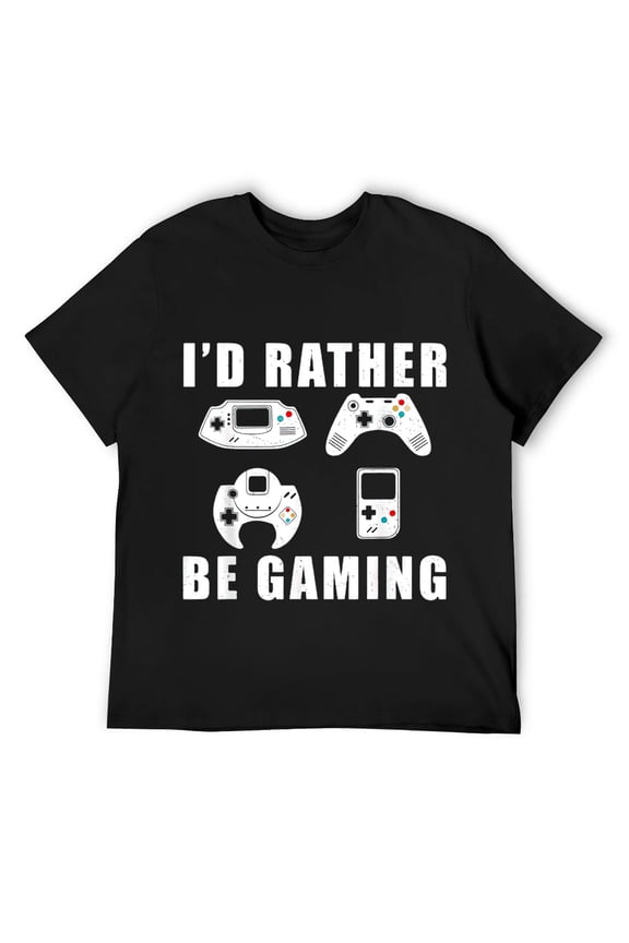 Men's Funny Graphic Controller Gaming T-Shirt