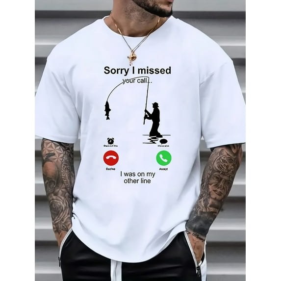 Men's Funny Graphic Tees Cotton Crew Neck T Shirts Novelty Short Sleeve T-Shirts Casual Summer Streetwear White XL