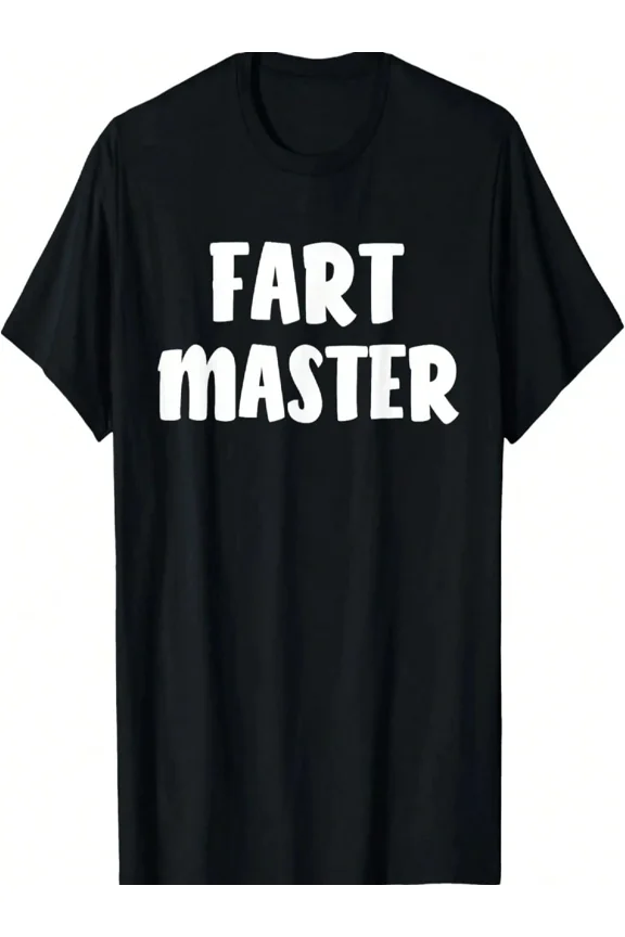 Men's Funny Humorous Fart Master Graphic T-Shirt