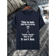 thumbnail image 1 of Men's Funny Humorous Stick Figure Joke Graphic T-Shirt, 1 of 6