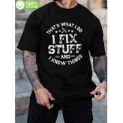 Mens Funny I Fix Stuff T-Shirt Mechanic Engineer Garage Tee Shirt, B26000031.