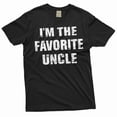 thumbnail image 1 of Men's Funny I am the favorite uncle Tshirt Birthday gift uncle shirt men's gift tee father's day tee, 1 of 6