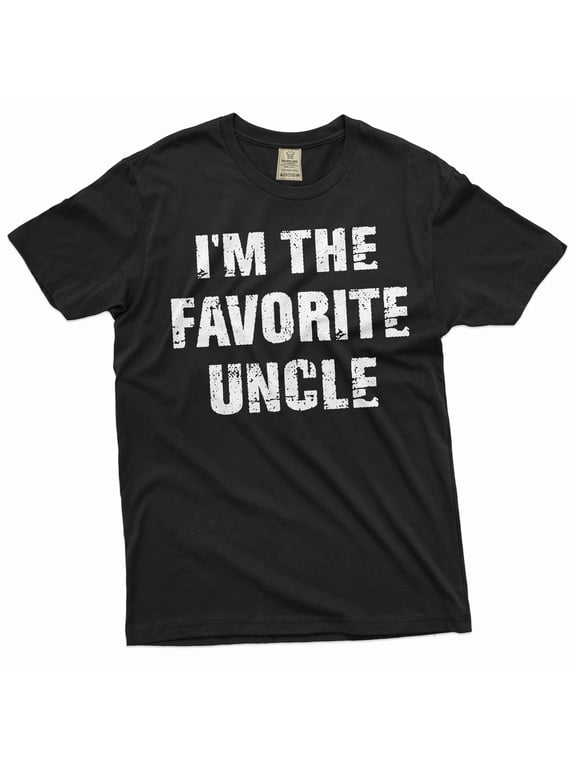 Men's Funny I am the favorite uncle Tshirt Birthday gift uncle shirt men's gift tee father's day tee
