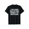 thumbnail image 1 of Men's Funny IT Tech Support Humorous Computer Quote T-Shirt, 1 of 6