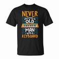 thumbnail image 1 of Men's Funny Musician Keyboard Piano Player Graphic T-Shirt, 1 of 6