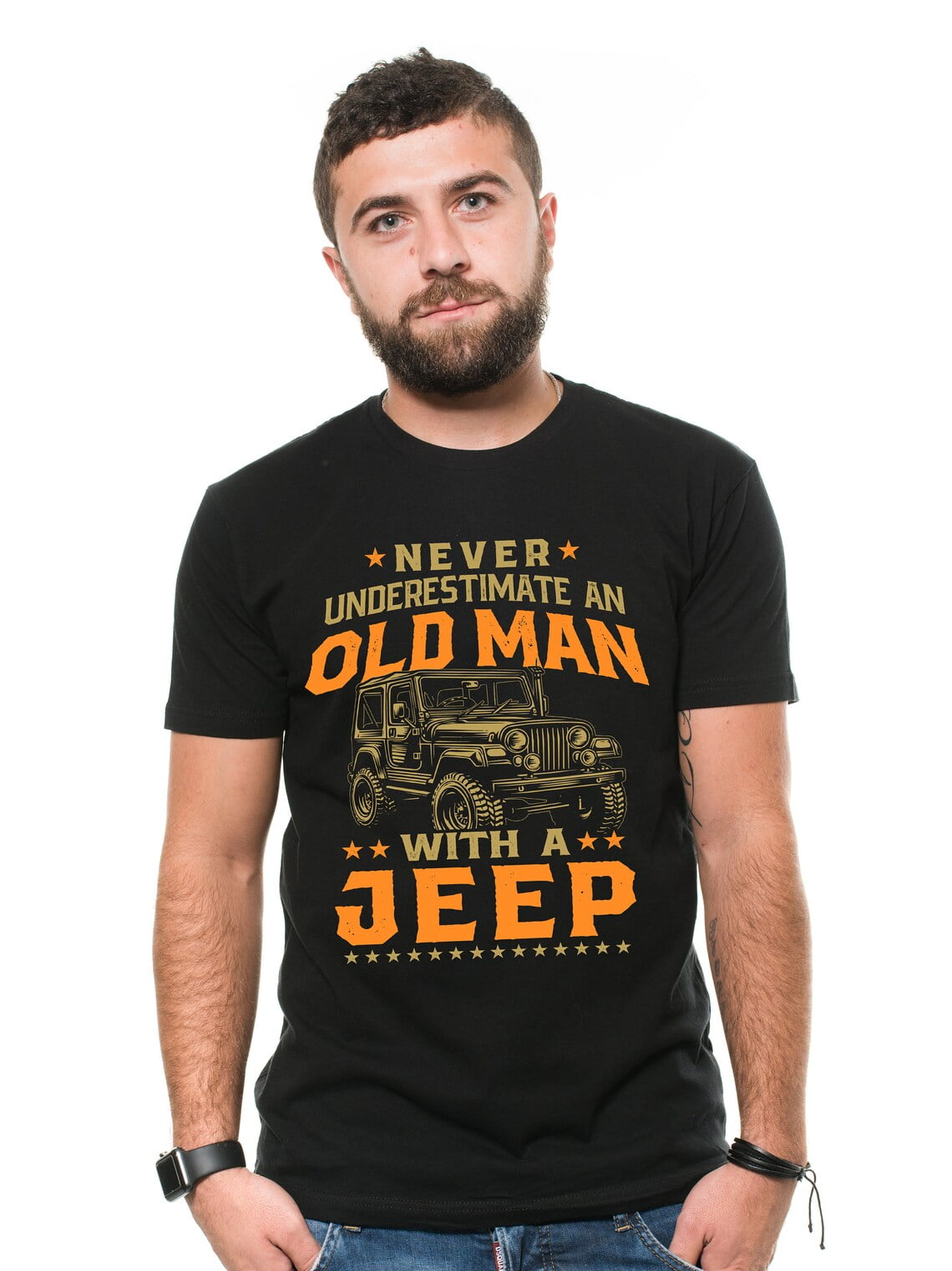 Never Underestimate An Old Man With A Jeep