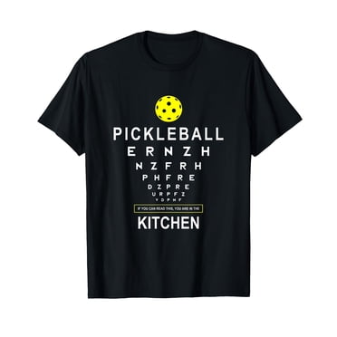 Men's Funny Pickleball T-Shirt, If You Can Read This Kitchen Joke Graphic Tee