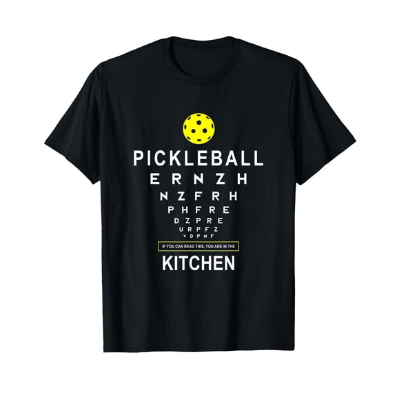 Men's Funny Pickleball T-Shirt, If You Can Read This Kitchen Joke Graphic Tee