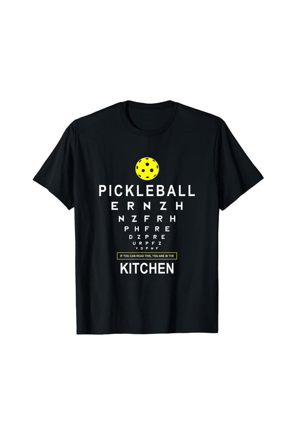 Men's Funny Pickleball T-Shirt, If You Can Read This Kitchen Joke Graphic Tee