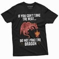 thumbnail image 1 of Men's Funny Poke dragon T-shirt dont poke dragon funny Birthday gift Mens shirts gift for him, 1 of 7