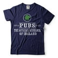 thumbnail image 1 of Men's Funny Pubs Official sunblock of ireland Tee shirt saint Patrick's day tee Irish Patriotic Tee (4X-Large Navy Blue), 1 of 6