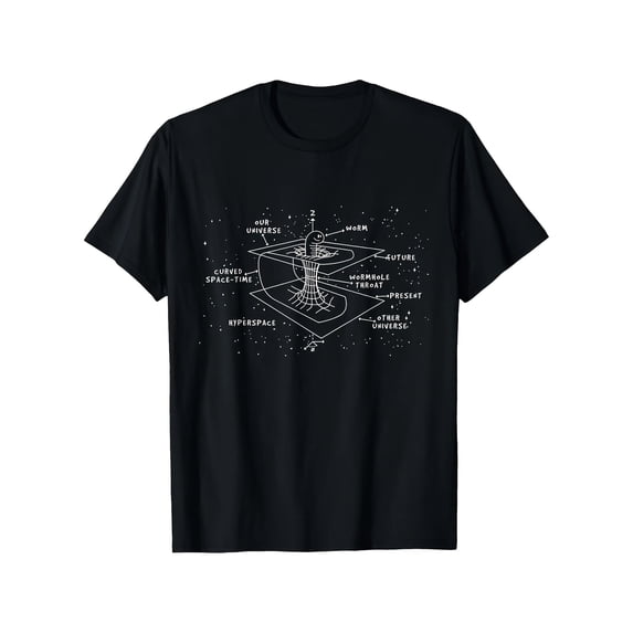 Men's Funny Science Physics Wormhole T-Shirt
