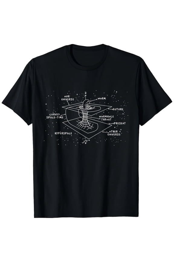 Men's Funny Science Physics Wormhole T-Shirt