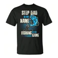 thumbnail image 1 of Men's Funny Step Dad Fishing Graphic T-Shirt, 1 of 6
