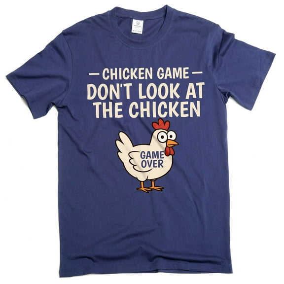 Men's Funny T-shirt Chicken Animal Shirt Humorous Joke T-Shirt Birthday Gift Ideas