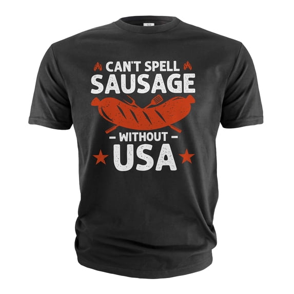 Men's Funny USA Shirt Fourth Of July Joke T-Shirt USA Patriotic Shirts Independence Day Shirt (3X-Large Black)