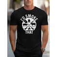 thumbnail image 1 of Men's Funny Vintage BBQ Grilling I'd Smoke That Graphic T-Shirt, 1 of 6