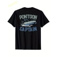 thumbnail image 1 of Men's Funny Vintage Pontoon Captain Boating Graphic T-Shirt, 1 of 6