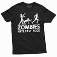 thumbnail image 1 of Men's Funny Zombies Hate Fast Food T-shirt Foodie Humor Shirt (4X-Large Black), 1 of 5