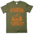 thumbnail image 1 of Men's Funny fitness deer in my freezer T-shirt hunter hunting father's day dad joke tee shirt, 1 of 6