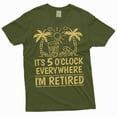 thumbnail image 1 of Men's Funny retirement T-shirt Grandpa Papa Dad retiree gift Christmas Father's day birthday gift (4X-Large Military Green), 1 of 7