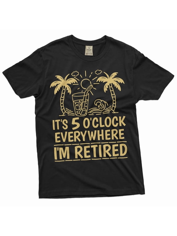 Men's Funny retirement T-shirt Grandpa Papa Dad retiree gift Christmas Father's day birthday gift