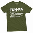 thumbnail image 1 of Men's Funpa Funny Grandpa Father's day T-shirt Grandfather Funny Pops Pop-pop gift Tee shirt (Small Military Green), 1 of 7