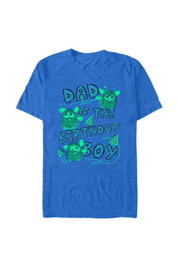 Men's Furby Dad of the Birthday Boy Graphic T-Shirt