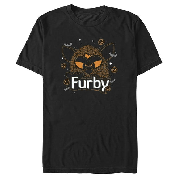 Men's Furby Halloween Sketch  Graphic T-Shirt
