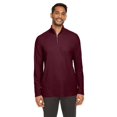 thumbnail image 1 of Men's Fusion ChromaSoft™ Pique Quarter-Zip - BURGUNDY - 2XL, 1 of 3