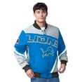 thumbnail image 1 of Men's G-III Extreme  Blue Detroit Lions Maximum Racing Full-Snap Jacket, 1 of 2