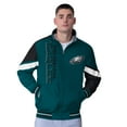 thumbnail image 1 of Men's G-III Extreme Midnight Green Philadelphia Eagles Strong Arm Reversible Full-Zip Jacket, 1 of 4