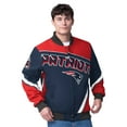 thumbnail image 1 of Men's G-III Extreme  Navy New England Patriots Maximum Racing Full-Snap Jacket, 1 of 2