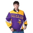 thumbnail image 1 of Men's G-III Extreme  Purple Minnesota Vikings Maximum Racing Full-Snap Jacket, 1 of 2