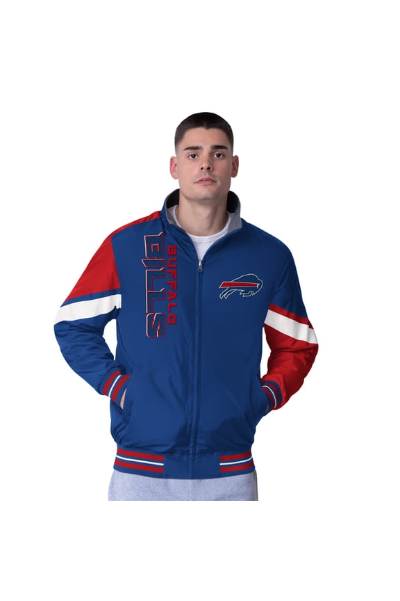 Men's G-III Extreme Royal Buffalo Bills Strong Arm Reversible Full-Zip Jacket
