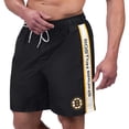 thumbnail image 1 of Men's G-III Sports by Carl Banks Black Boston Bruins Streamline Volley Swim Trunks, 1 of 2