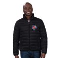 thumbnail image 1 of Men's G-III Sports by Carl Banks Black Chicago Cubs Packable Neck Pillow Full-Zip Puffer Jacket, 1 of 3