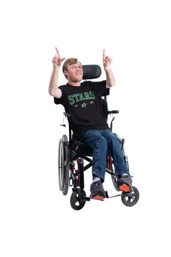 Men's G-III Sports by Carl Banks Black Dallas Stars Adaptive Classic Team Graphic T-Shirt