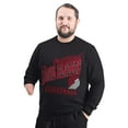thumbnail image 1 of Men's G-III Sports by Carl Banks Black Portland Trail Blazers Adaptive Headliner Fleece Crewneck Sweatshirt, 1 of 6